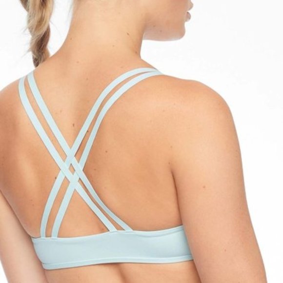 Athleta South Swell Bikini Top XL Blue Swim - Picture 2 of 3